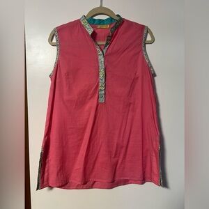 Pink Sleeveless Women's Top